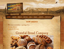 Tablet Screenshot of gratefulbread.com